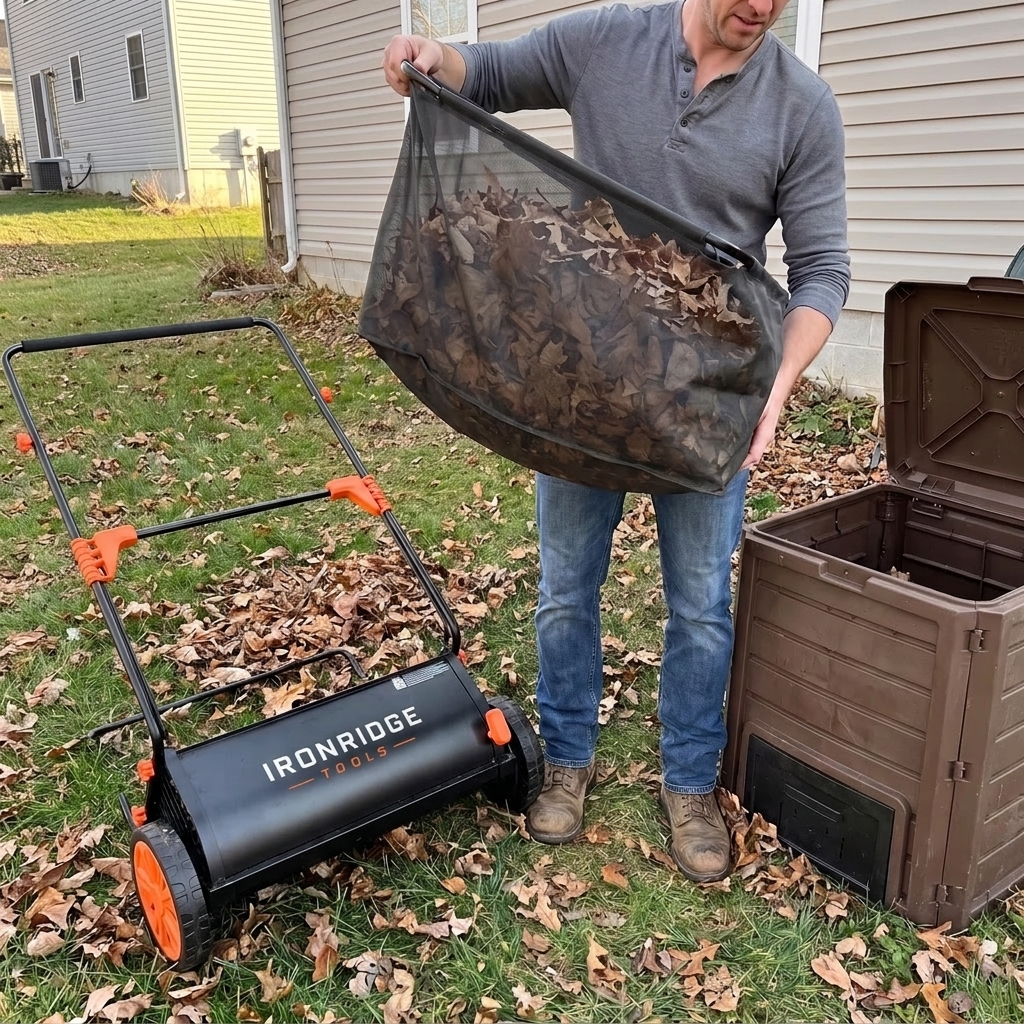 Push Lawn Sweeper