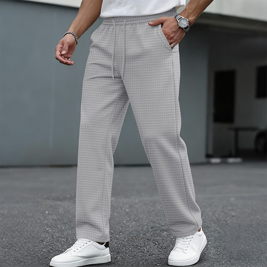 📢📢50%Rabatt!!!🎉✨Herren-Freizeithose aus Waffelstrick mit Kordelzug